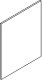 Dvířka na myčku PALMYRA 60 s panelem, bílá mat