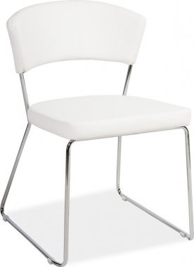 Jídelní čalouněná židle H-188 bílá
