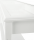 Odkládací konzolový stolek FARUS, bílá