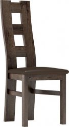 Dřevěná jídelní židle TADEÁŠ jasan tmavý/Victoria 36