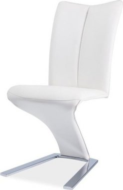Jídelní čalouněná židle H-040 bílá