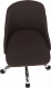 Designová kancelářská židle EDIZ, hnědá/chrom