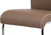Jídelní židle HC-236 CAP cappuccino koženka / chrom