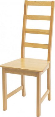 Dřevěná jídelní židle MINA B166, masiv borovice