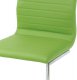 Pohupovací jídelní židle HC-038-1 GRN ekokůže zelená/chrom