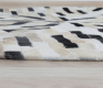 Luxusní koberec, pravá kůže, 200x200 cm, KŮŽE TYP 8