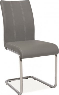 Jídelní čalouněná židle H-811 šedá