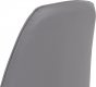 Jídelní židle CT-393 GREY, šedá ekokůže/kov