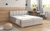 Čalouněná postel RIANA KOMFORT 180x200, s úložným prostorem, světle šedá