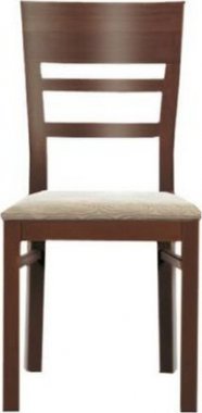 MEZO židle dub wenge bronzový TK 807 (1096 šedá žinylka)***POSLEDNÍ KUSY