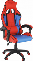 Kancelářské herní křeslo SPIDEX, modrá/červená