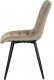 Jídelní židle, potah v krémovém sametu, kovové podnoží v černé práškové barvě CT-384 CAP4