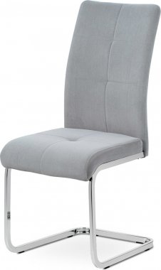 Pohupovací jídelní židle DCL-440 GREY4, šedá sametová látka/chrom