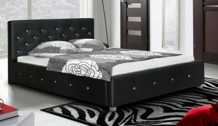Čalouněná postel CARINA IV 160x200, výběr látek