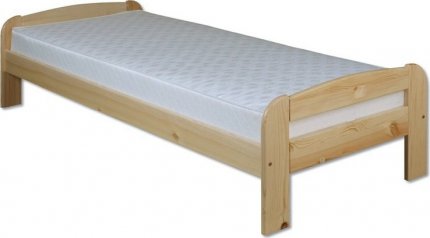 Masivní postel KL-122, 100x200, borovice, výběr moření