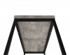 Odkládací stolek TENDER, beton/černý kov