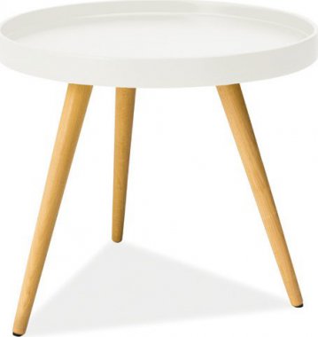 Konferenční stolek TONI C bílý