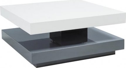 FALON - konferenční stolek -bílo/šedý  (FALONBSZ) (S) (K150-Z)
