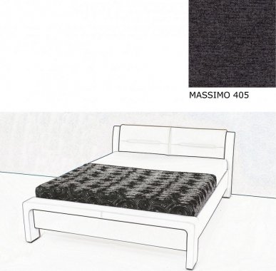 Čalouněná postel AVA CHELLO 180x200, MASSIMO 405