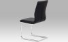 Jídelní židle HC-348 BK černá koženka / chrom 