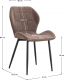 Jídelní židle, hnědá/černá, MAKENA TYP 1