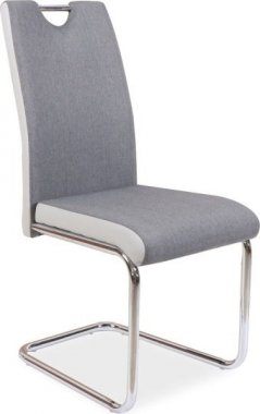 Pohupovací jídelní židle H-952, šedá/světle šedá