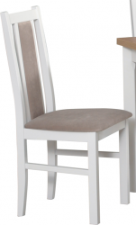 BOSANOVA 14 jídelní židle (BOSS 14) bílá/ nová látka béžová 26B=Paros 2 (DM)- kolekce "DRE" (K150) AKCE ORFA SKL