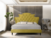 Čalouněná postel REINA 160x200, zlatá Velvet