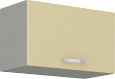 Kuchyňská skříňka Karpo 60 GU 36 1F krémový lesk/šedá