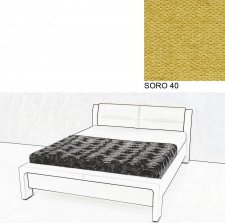 Čalouněná postel AVA CHELLO 160x200, SORO 40