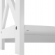 Odkládací konzolový stolek LOMIR se zásuvkou, bílá
