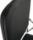 Židle SONER s deskou na psaní, černá/přírodní