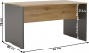 Kancelářský psací stůl RIOMA NEW TYP 16, grafit/dub artisan