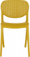 Stohovatelná jídelní židle FEDRA NEW žlutá
