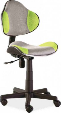 Q-G2 - kancelářská židle (dětská) šedá/zelená (OBRQG2ZSZ) kolekce "S" (K150-E)***