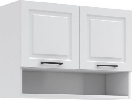 Horní kuchyňská skříňka IRMA KL100-2D+P bílá MAT