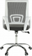Kancelářská židle SANAZ TYP 2, šedá/bílá