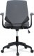 Juniorská kancelářská židle, potah šedá látka, černý plast, houpací mechanismus KA-R204 GREY