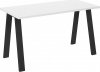 Jídelní stůl KOLINA 138x67 cm, černá/bílá