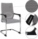 Zasedací židle, šedá/černá, KABIR