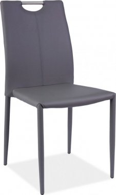 Jídelní čalouněná židle H-322 šedá