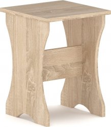 Dřevěná jídelní stolička NAPOLEON, dub sonoma (2ks)