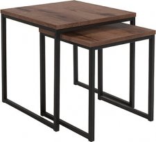 stolek AROZ SET LAW/40+LAW/50  dub monastery/černý kovový rám