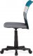 Kancelářská židle KA-N837 BLUE, látka - mix barev, výškově nastavitelná