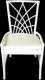 Ratanová jídelní židle SARA Z029W, bílý ratan