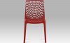 Designová plastová jídelní židle CT-820 RED, červená