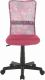 Dětská židle GOFY, růžová/vzor/černá