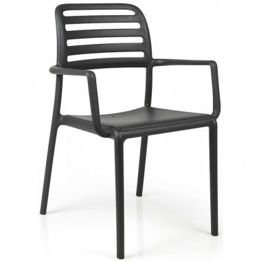 Plastová zahradní židle GARDEN 26030, antracit