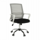 Kancelářská židle APOLO, síťovina šedá/černá/bílý plast