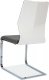 Jídelní čalouněná židle H-422 šedá/bílý lak